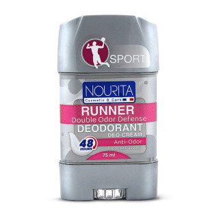 استیک کرمی خوشبو کننده بدن اسپرت نوریتا مدل Runner حجم 75 میلی لیتر