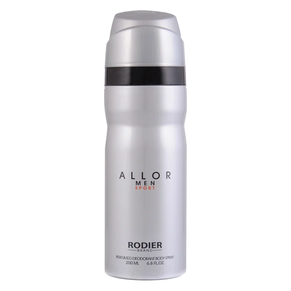 اسپری بدن مردانه رودیر مدل  اسپرت Allor men Sport حجم 200 میلی لیت